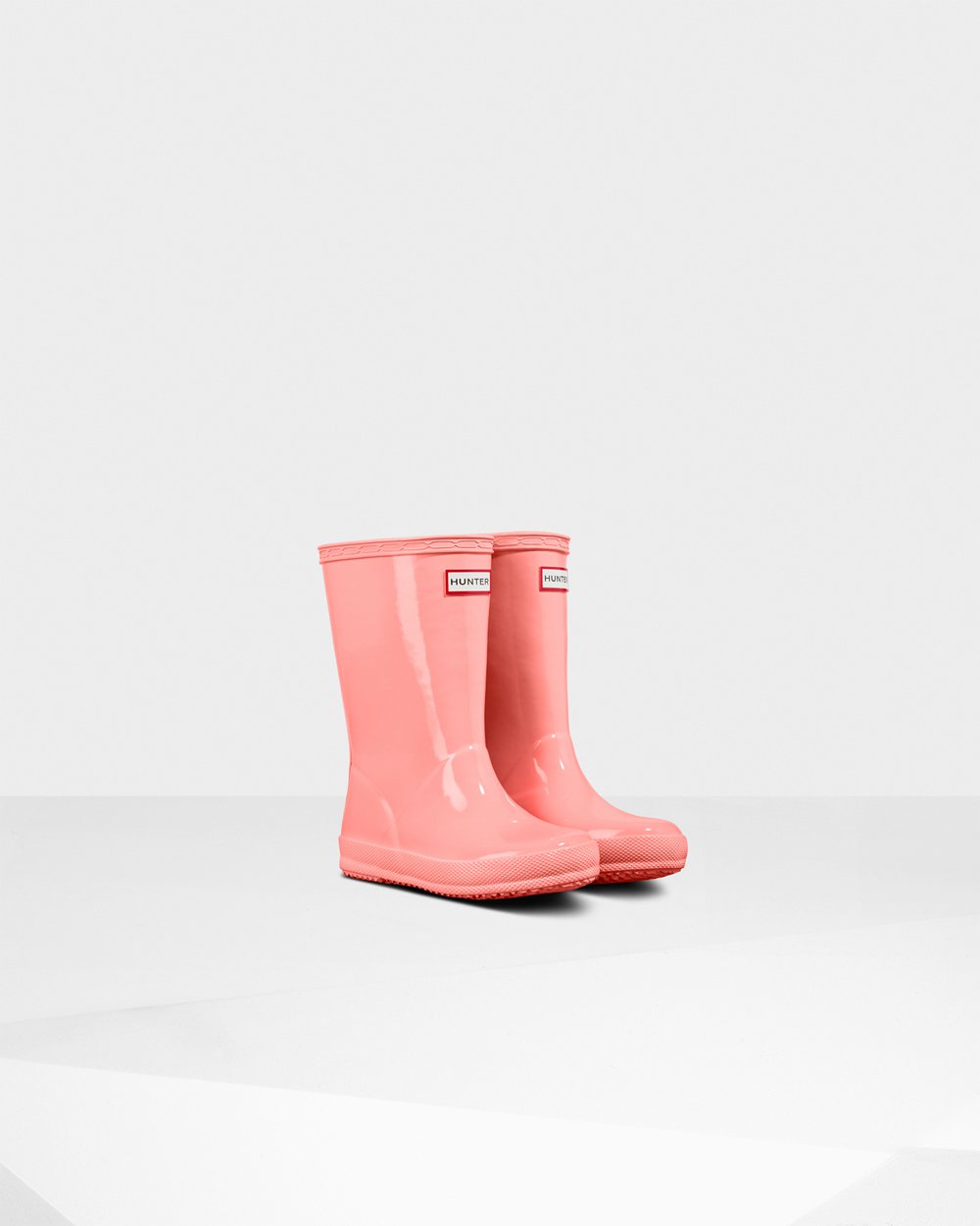 Kids Hunter Original First Classic Gloss | Rain Boots Pink | NZ-35791-IOQD